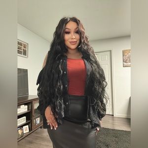 Black Faux Pleather Pencil Skirt - TORRID